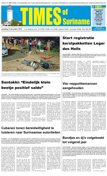 Times of Suriname - 14 Dec 2020