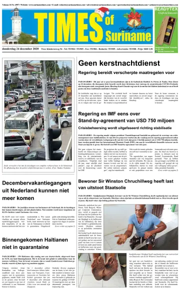 Times of Suriname - 24 Dec 2020