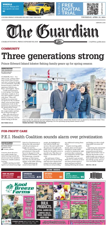 The Guardian (Charlottetown) - 25 abril 2024
