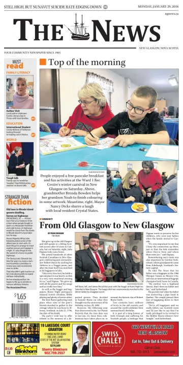 The News (New Glasgow) - 29 Jan 2018