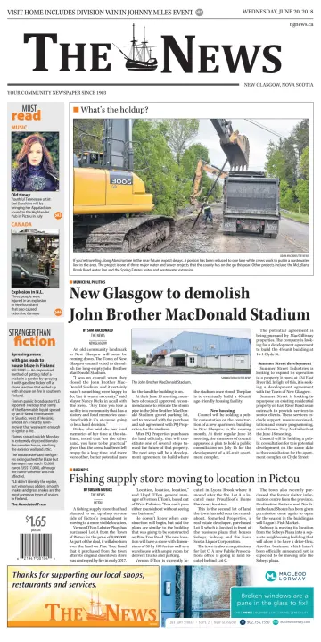 The News (New Glasgow) - 20 Jun 2018