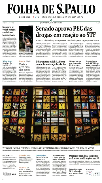 Folha de S.Paulo - 17 апр. 2024
