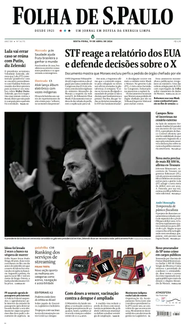 Folha de S.Paulo - 19 4月 2024