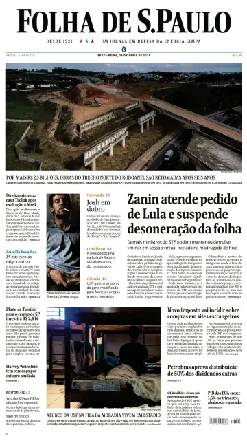 Folha de S.Paulo - 26 апр. 2024