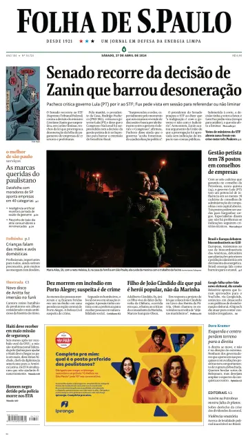 Folha de S.Paulo - 27 апр. 2024