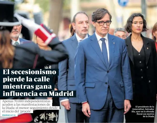 EL SECESIONISMO PIERDE LA CALLE MIENTRAS GANA INFLUENCIA EN MADRID