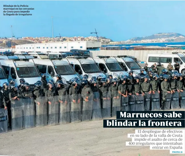 MARRUECOS SABE BLINDAR LA FRONTERA