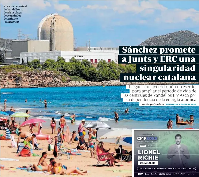 SÁNCHEZ PROMETE A JUNTS Y ERC UNA SINGULARIDAD NUCLEAR CATALANA