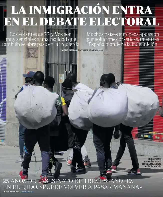 LA INMIGRACIÓN ENTRA EN EL DEBATE ELECTORAL