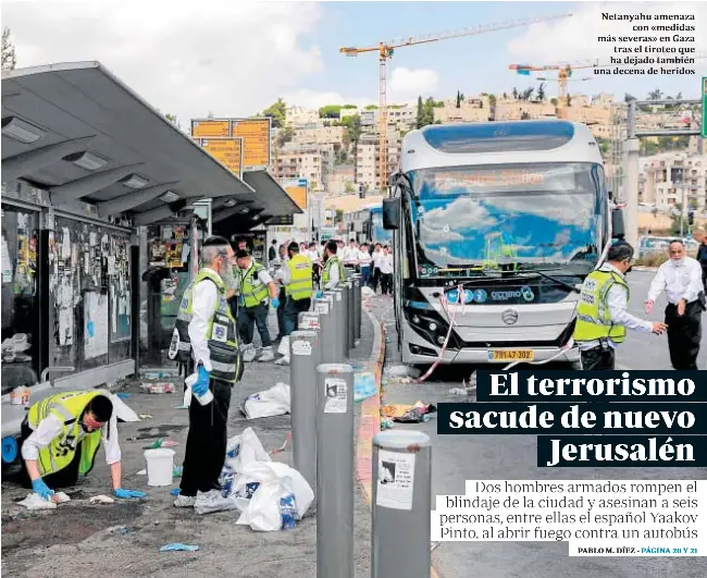 EL TERRORISMO SACUDE DE NUEVO JERUSALÉN