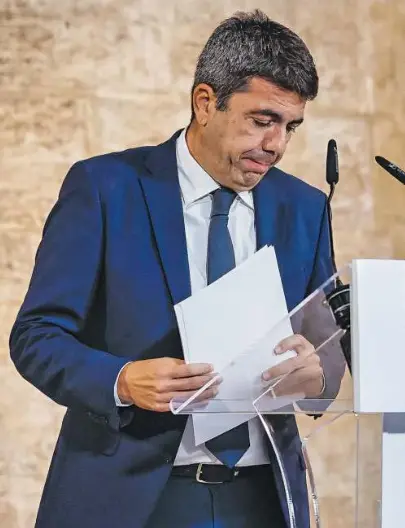 MAZÓN DIMITE: «YA NO PUEDO MÁS»