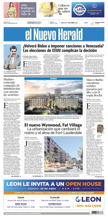 El Nuevo Herald - 17 四月 2024