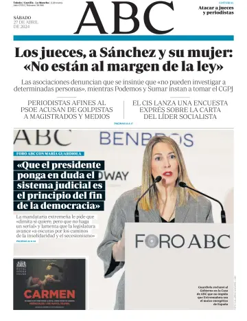 ABC (Toledo / Castilla-La Mancha) - 27 avr. 2024