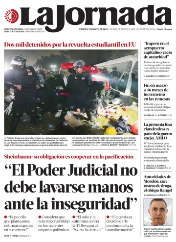 La Jornada - 3 May 2024