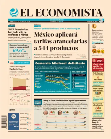El Economista (México) - 24 4月 2024