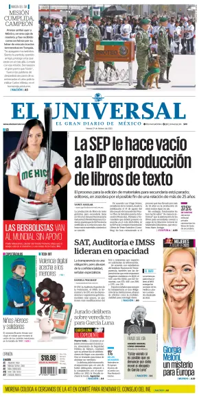 El Universal Subscriptions - PressReader