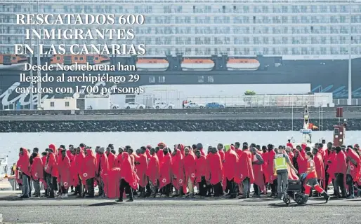 RESCATADOS 600 INMIGRANTES EN LAS CANARIAS