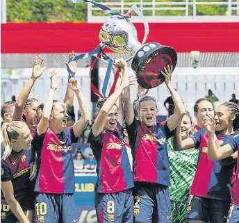 FIESTA GRANDE POR LA DOBLE LIGA DEL BARÇA