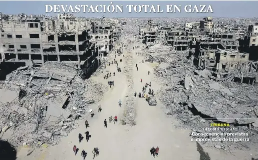 DEVASTACIÓN TOTAL EN GAZA