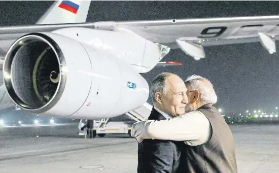 INDIA SÍ RECIBE CON AFECTO A PUTIN