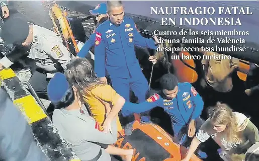 NAUFRAGIO FATAL EN INDONESIA