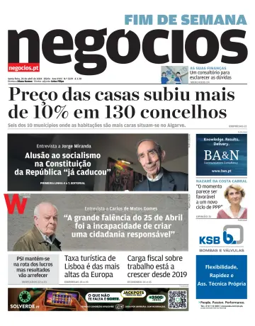 Jornal de Negócios - 26 апр. 2024