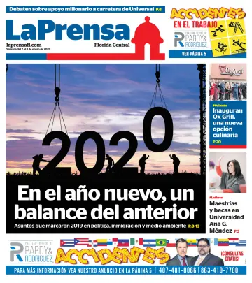 La Prensa - Orlando - 02 янв. 2020
