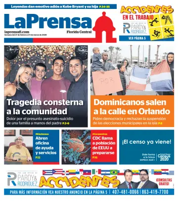 La Prensa - Orlando - 27 Şub 2020