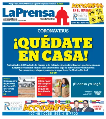 La Prensa - Orlando - 26 marzo 2020