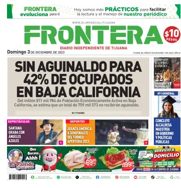 Frontera - 3 Dec 2023