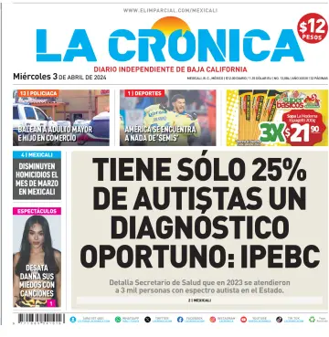 La Cronica - 3 Apr 2024
