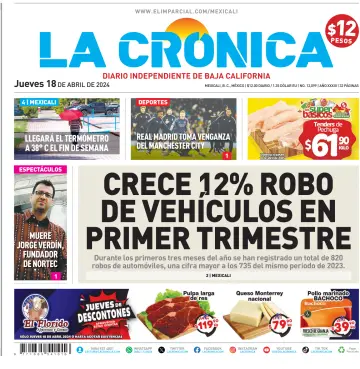 La Cronica - 18 Apr 2024