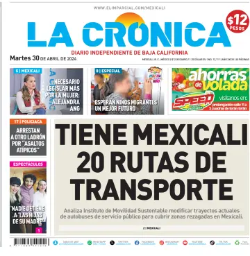 La Crónica - 30 abril 2024
