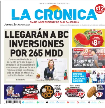 La Crónica - 2 Bealtaine 2024