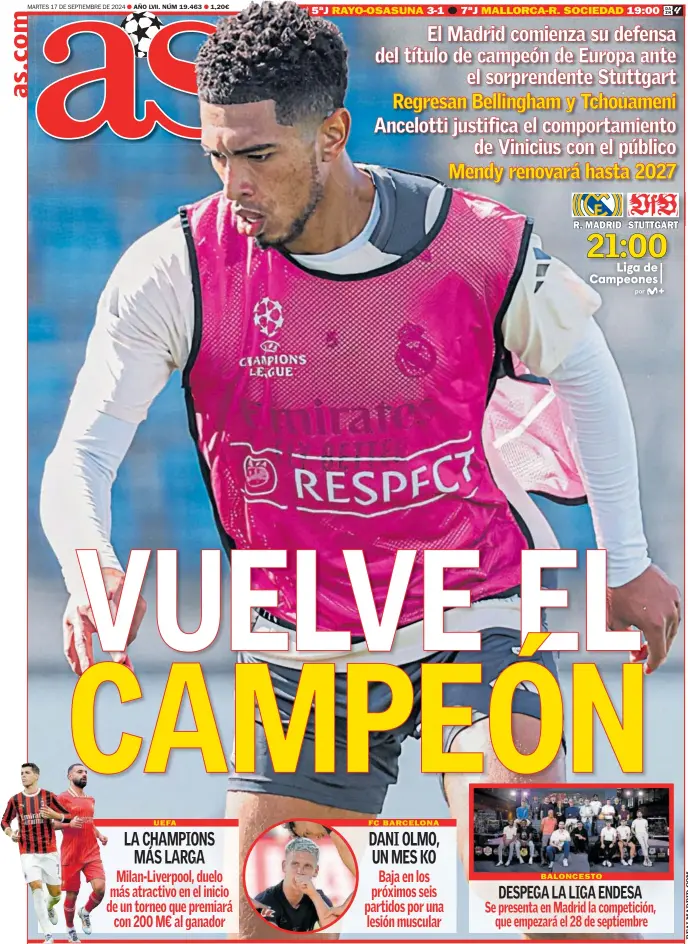 VUELVE EL CAMPEÓN