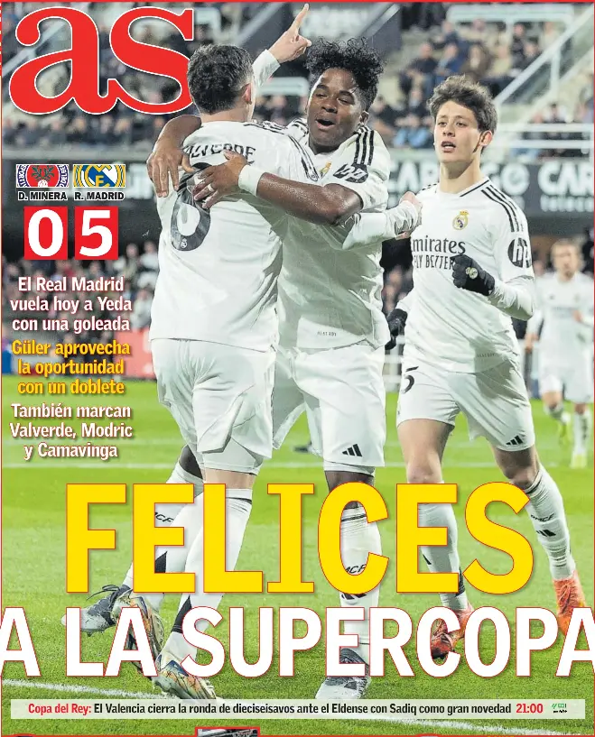 FELICES A LA SUPERCOPA