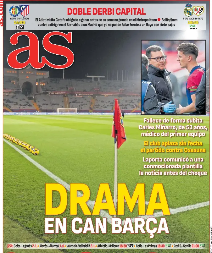 DRAMA EN CAN BARÇA