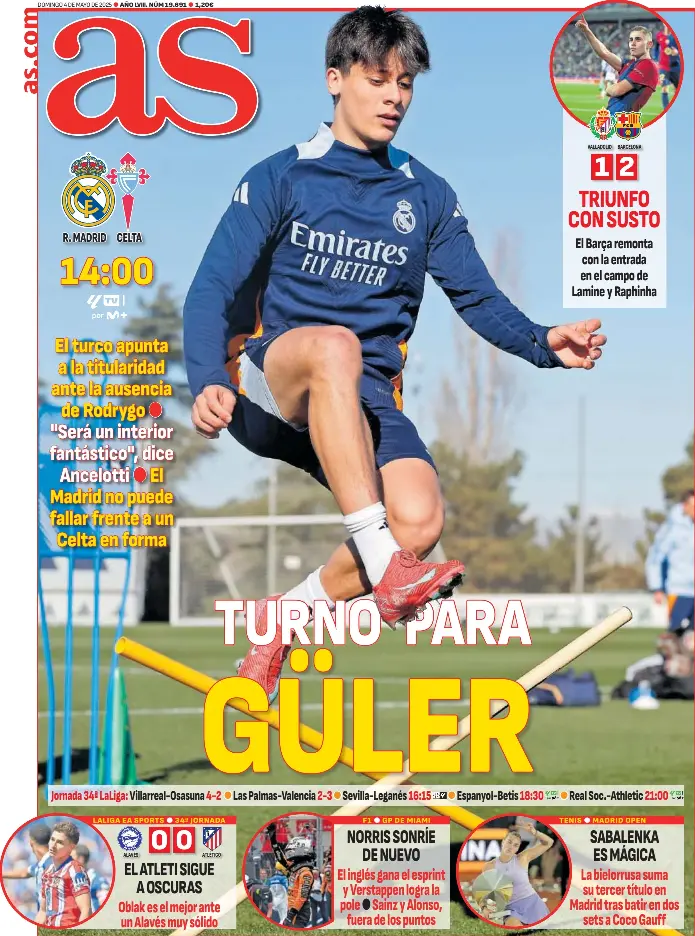 TURNO PARA GÜLER