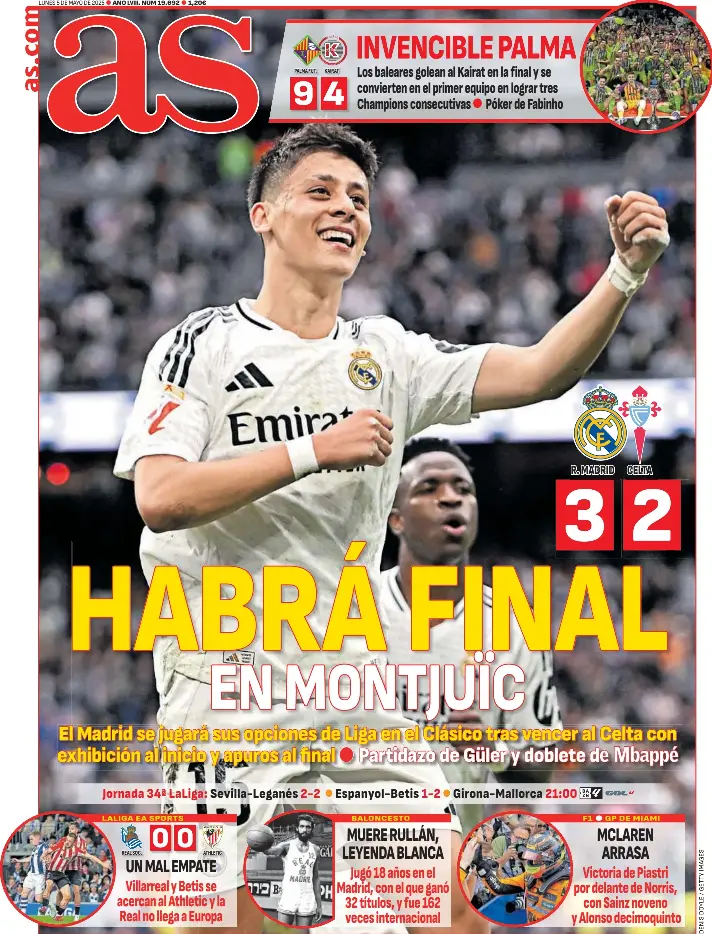 HABRÁ FINAL EN MONTJUÏC