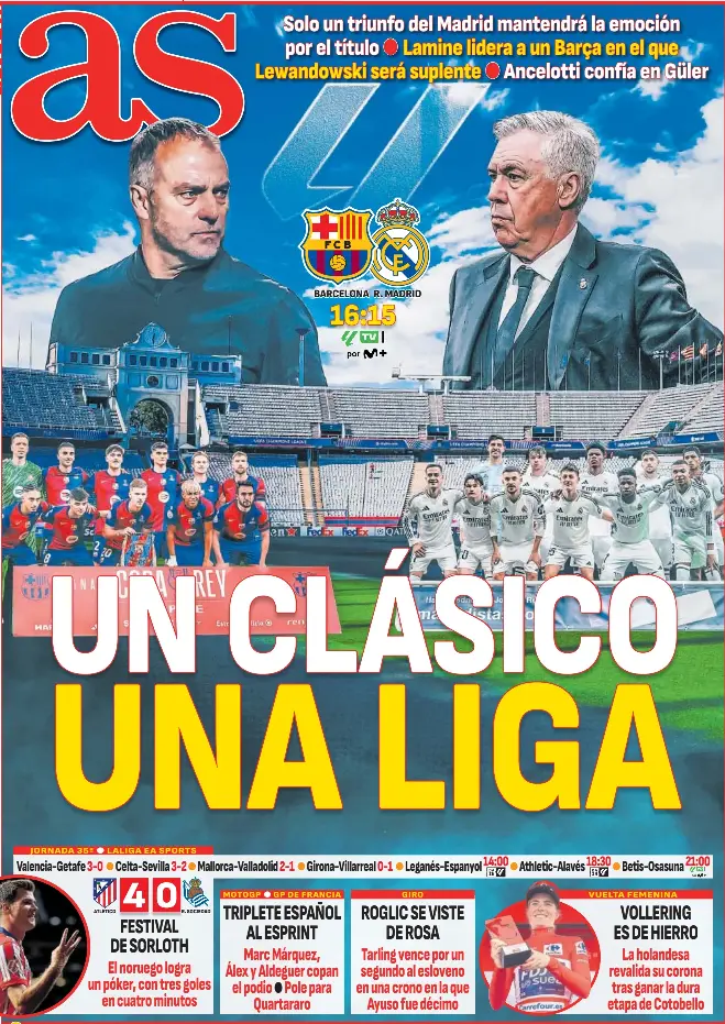UN CLÁSICO UNA LIGA