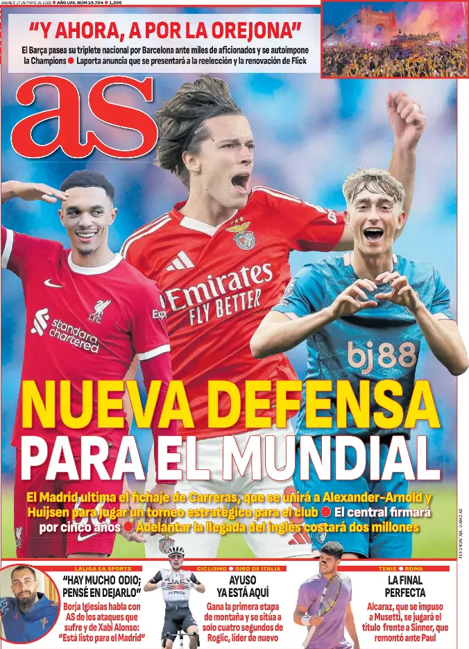 NUEVA DEFENSA PARA EL MUNDIAL