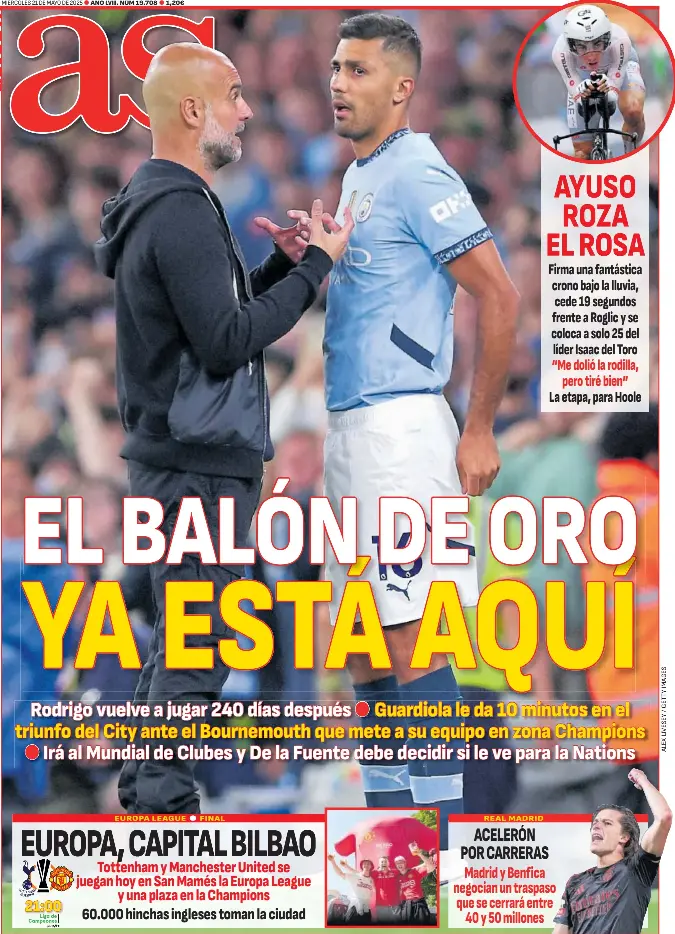 EL BALÓN DE ORO YA ESTÁ AQUÍ