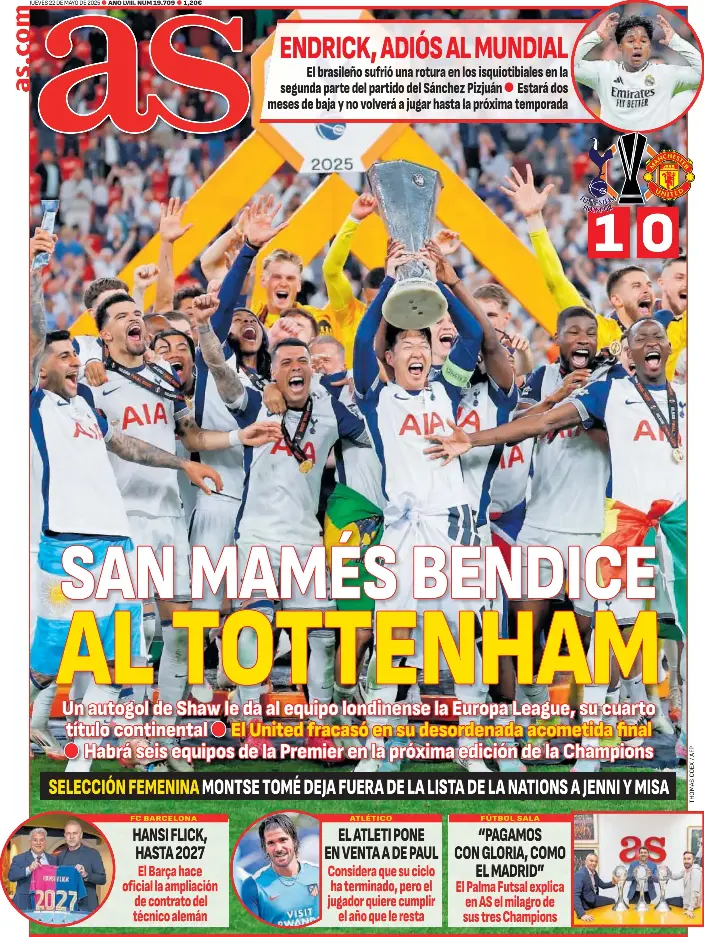 SAN MAMÉS BENDICE AL TOTTENHAM