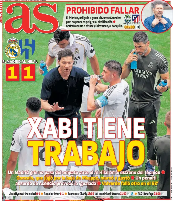 XABI TIENE TRABAJO