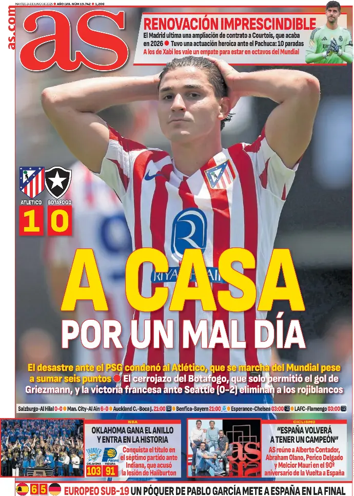 A CASA POR UN MAL DÍA