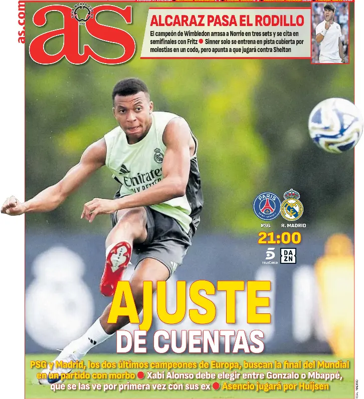 AJUSTE DE CUENTAS