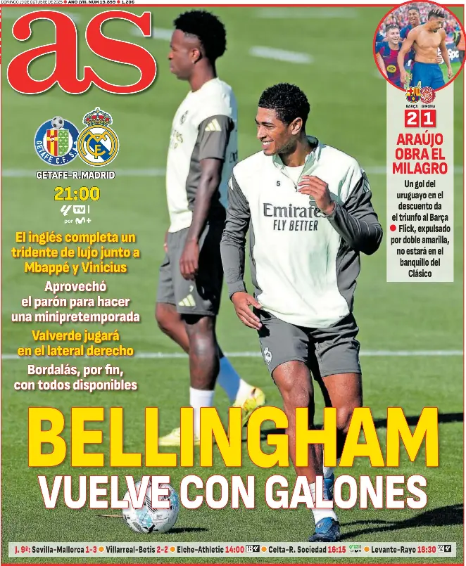 BELLINGHAM VUELVE CON GALONES