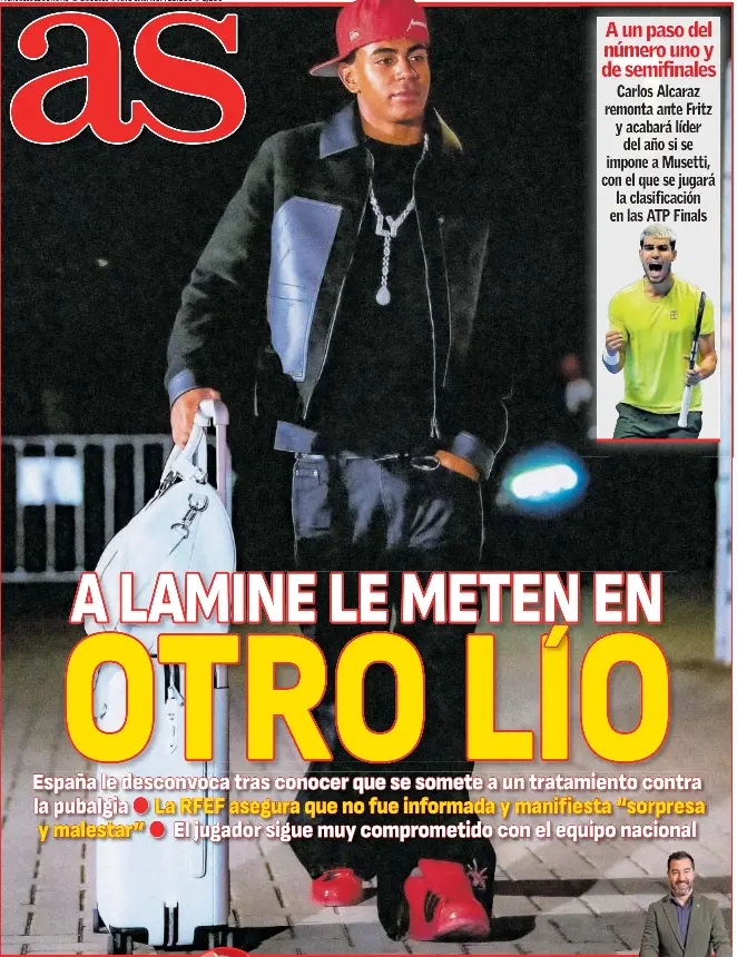 A LAMINE LE METEN EN OTRO LÍO