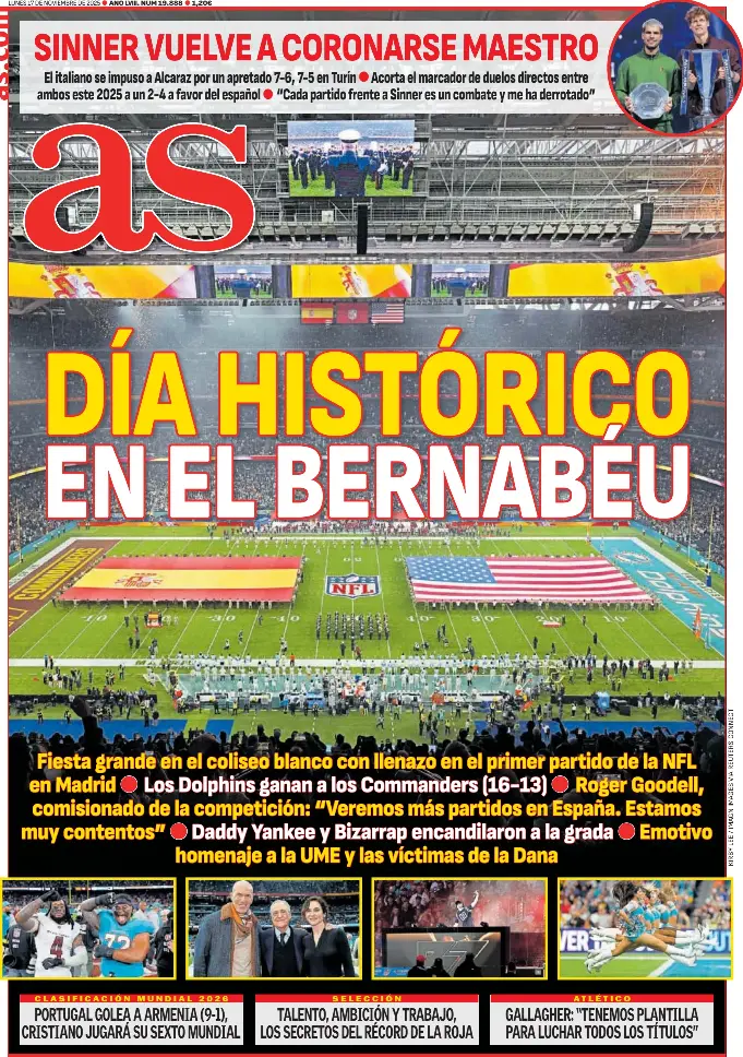 DÍA HISTÓRIC0 EN EL BERNABÉU