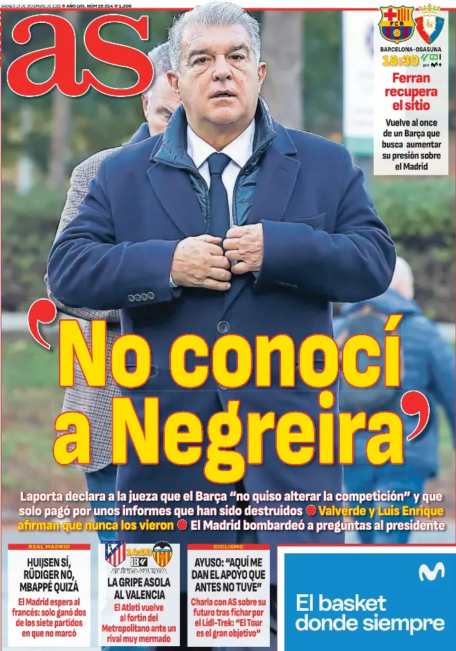 NO CONOCÍ A NEGREIRA